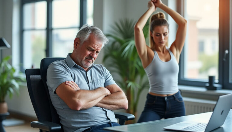 découvrez comment rester assis trop longtemps peut accélérer la raideur musculaire et les conseils pour maintenir votre mobilité grâce au sport santé.